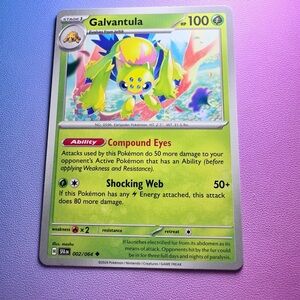 galvantula - 002/064 (uncommon) — pokemon: shrouded fable